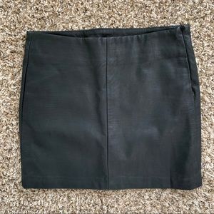 Zara Trafaulic Vegan Leather Mini Skirt